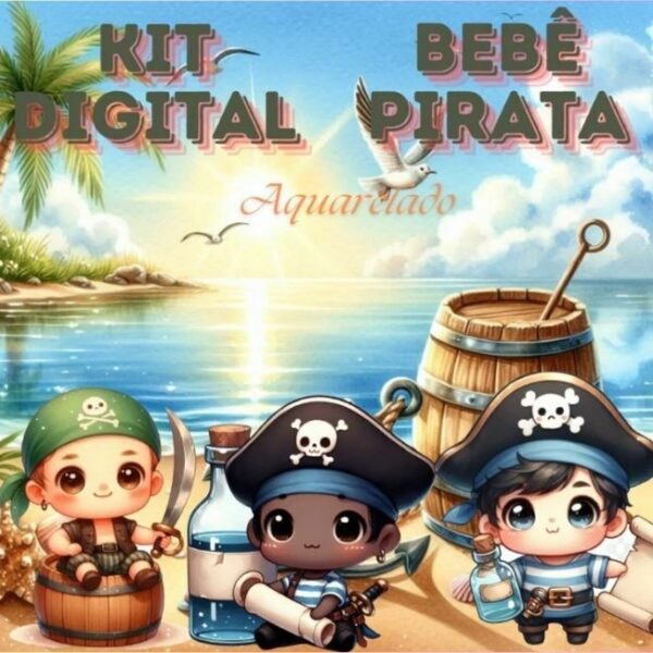 Kit Digital Bebê Pirata - Image 2